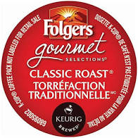 Folgers Classic Roast Medium Roast Coffee K-CUP® PODs – 24 Pack