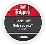 Folgers Black Silk Medium Roast Coffee K-CUP® PODs – 24 Pack