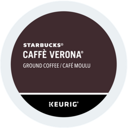 Starbucks Caffè Verona Dark Roast Coffee K-CUP® PODs – 24 Pack