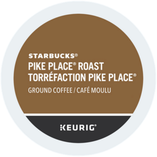 Starbucks Pike Place Medium Roast Coffee K-CUP® PODs – 24 Pack
